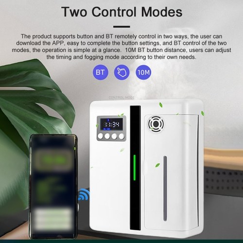 Intelligent Atomizing Essential Oil Diffuser Pure Oil Aromatherapy Diffusers Built-in High Speed Fan 