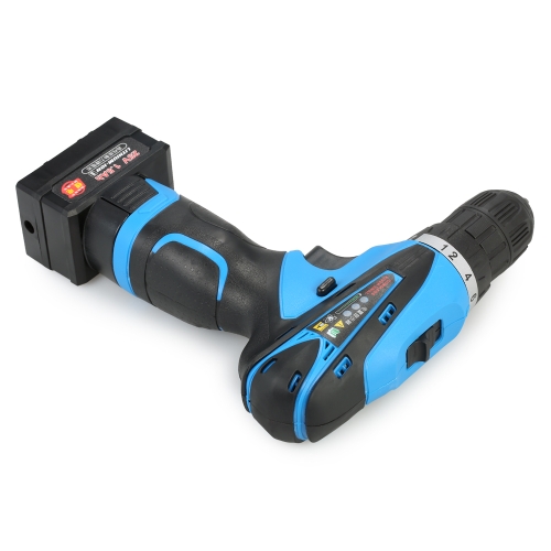 

25V Lithium-Ion Two-speed Multi-functional Electric Cordless Drill Rechargeable Screwdriver with LED Light