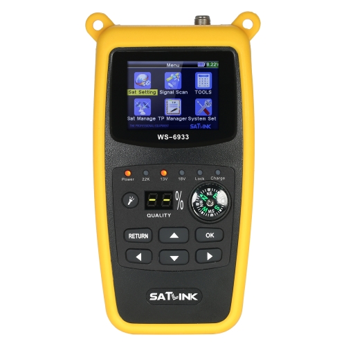 SATLINK WS6933 Digital Satellite Finder Meter with Compass Digital Satellite Signal Finder Meter with LCD Display