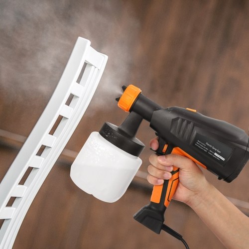 

Meterk 400W HVLP Electric Paint Spray Gun Orange and Black EU