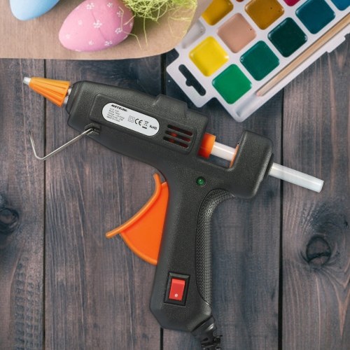 

Meterk Mini Hot Melt Glue Gun with ON/OFF Switch 50pcs Glue Sticks 20W DIY Heating Craft Repair Tool