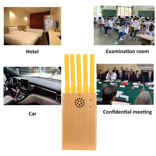 

Handheld Car Blockers Five Channel Positioning Jammer