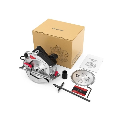

Meterk 1500W Circular Saw with Single Beam Laser Guide