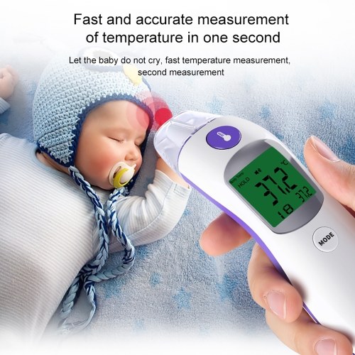 

Digital IR Infrared Body Fever Thermometer Forehead and Ear Thermometer