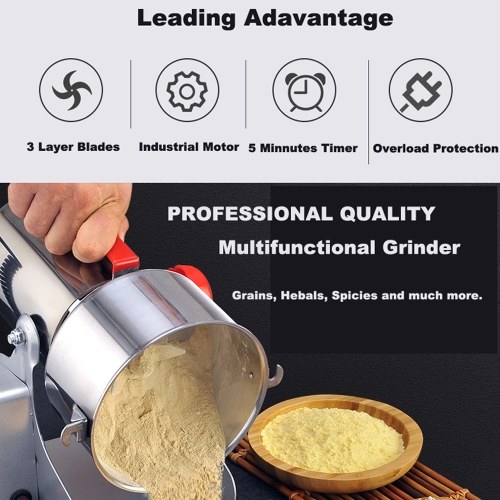

Electric Grain Spices Cereals Coffee Dry Food Mill Grinding Machines