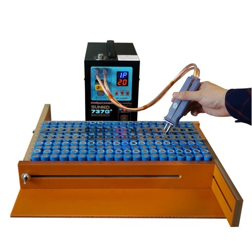 

Automatic Spot Big Power Dual Mode 1200A Pulse Current Mobile Pulse Welding Pen Spot Welding Machine SUNKKO 737G+