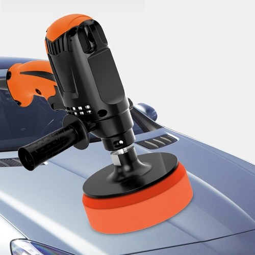 980W Multifunctional Six Gears Adjustable Speed Car Electric Polisher Waxing Machine Automobile Furniture Polishing Tool 