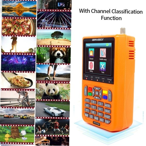 

V9 Finder Digital Satellite Finder LCD Satellite Finder Digital Satellite Signal Finder Meter Satellite Meter Satellite Finder 3.5 inch LCD Digital Display Satellite Television