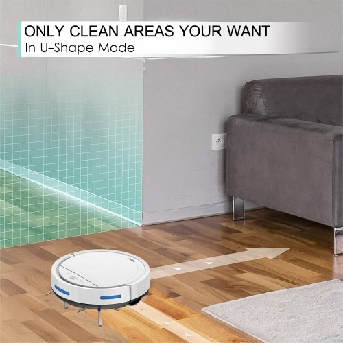 

Robot Vacuum Cleaner Strong Suction Wifi Connectivity Compatible with Alexa Google Assitant