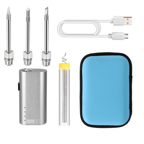 

Household Mini Portable 5V USB Rechargeable Soldering Iron 40W High Power Multifunction Electric Welding Machine