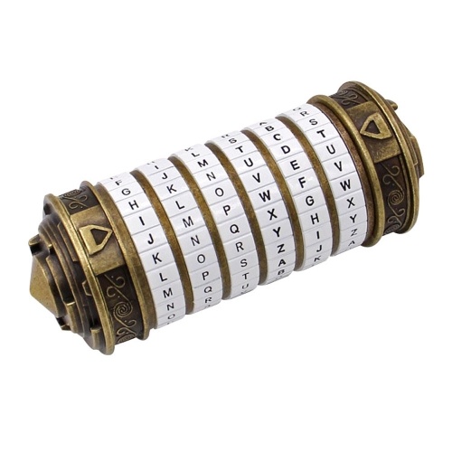 

Retro Birthday Valentine Gift Box Cylinder Lockbox Alphabet Code Locks