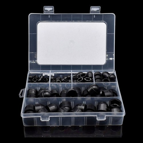 

145PCS PE Bolt Covers Screw Cap Nut Assortment Kits Insert Locknut Caps for Screws Bolts 6 Sizes Available with Storage Box