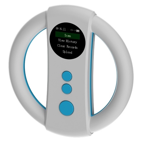 Handheld Portable Animal Chip Scanner 1.4inch TFT LCD Display Chip Reader Rechargeable Animal Tags Scanner