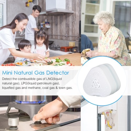 

Mini Natural Gas Detector Combustible Gas Leakage Alarm Monitor Sniffer