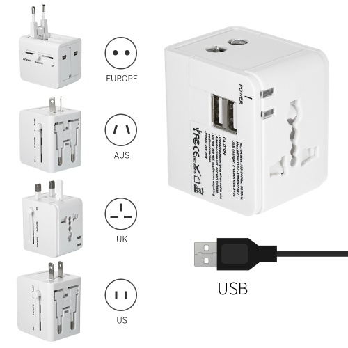 

Universal Travel Power Adapter Worldwide All in One Plug Socket Converter