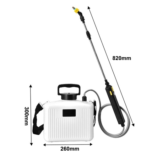 Shoulder Type Electric Gardening Sprinkler Garden Plants Watering Device Flowers Spraying Machine Telescopic Rod Length Adjustable Multifunctional Agriculture Tool 