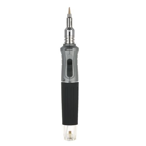 

10 in 1 Professional Pen-style Butane Gas Soldering Iron Set 26ml Welding Kit Torch HS-1115K