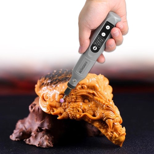 Set di strumenti per smerigliatrice elettrica a 5 velocità di regolazione della velocità a 5 velocità Rettificatrice per ricarica USB per giada Scultura in legno Punzonatura Metallo Rettifica Lucidatura