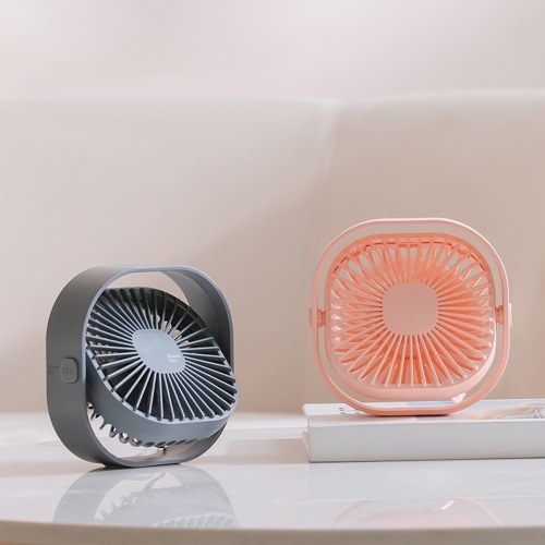 

Настольный USB-вентилятор, вращающийся на 360 °, тихий мини-настольный настольный вентилятор, 3-скоростное управление для домашнего офиса, общежития