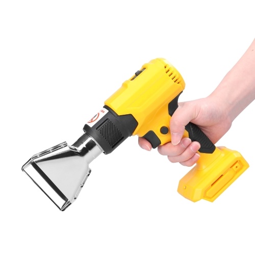 

Cordless Handheld Hot Air Machine Lithium Rechargeable Heating Equipment Temperatures Adjustable Power Tool with 4 Nozzles Compatible with Makita 18V Lithium Battery