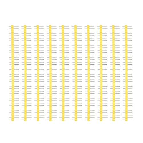 10PCS 2.54mm 40ピンの男性単列ピンヘッダーストリップArduino DIYの