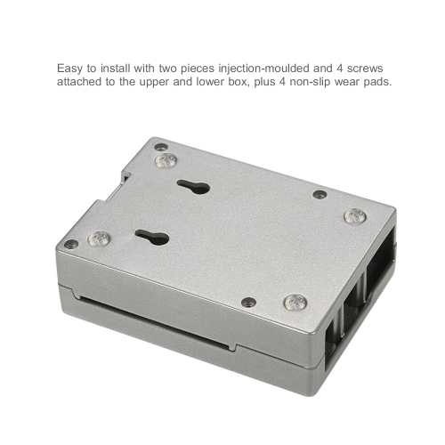 

Aluminum Alloy Protective Case Housing Shell Enclosure Box for Raspberry Pi 3, Pi 2 and B+