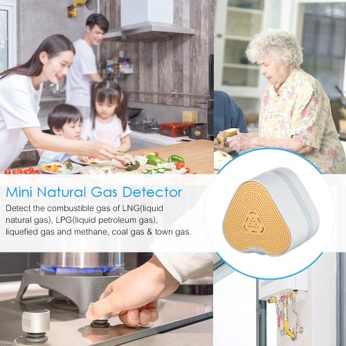 

Mini Natural Gas Detector Combustible Gas Leakage Alarm Monitor Sniffer