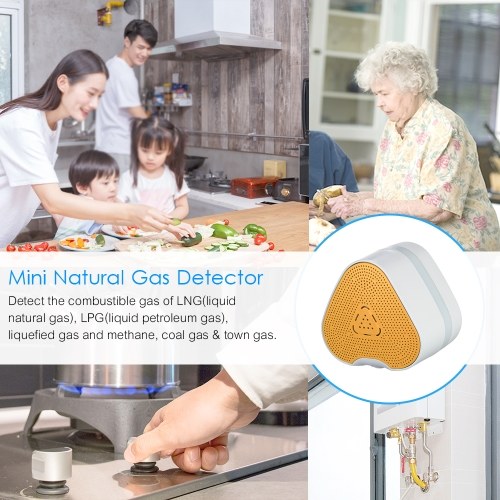 

Mini Natural Gas Detector Combustible Gas Leakage Alarm Monitor Sniffer