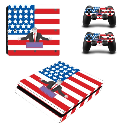 

PS4 Slim Game Machine Аксессуары Наклейки Материал из ПВХ с дышащими без пузырьков воздуха