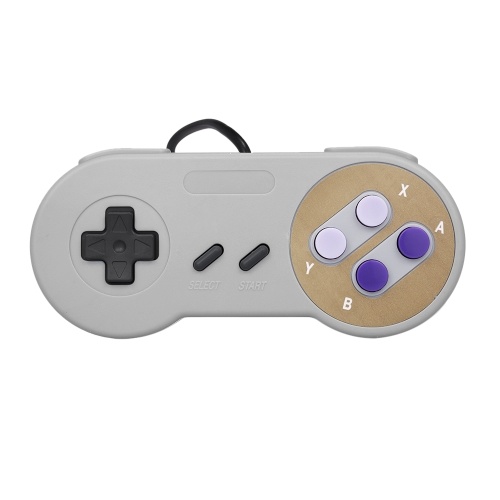 Retro USB Gamepad Controller Wired Gaming Controller Joystick Videospiel Controller für Nintendo SNES Super NES