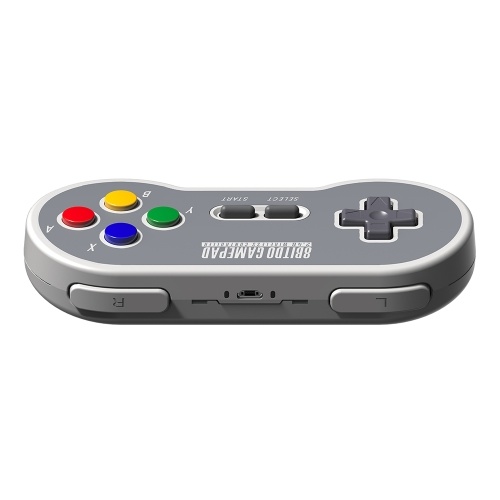 

SN30 2.4G Wireless Retro Gamepad 2.4G Receiver for SNES/SFC Game Machine (SF Edition)