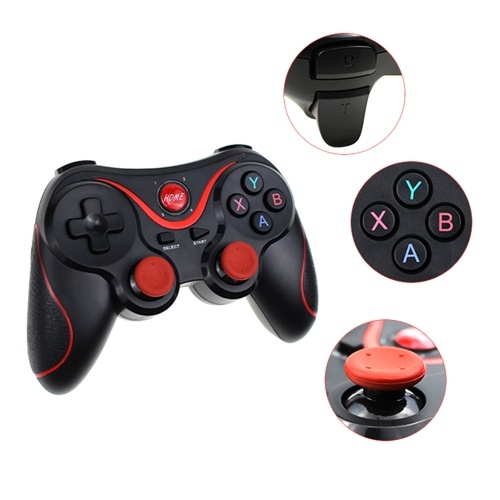

Wireless BT Gamepad Joystick No Driver for Android IOS Phone Tablet PC with Bracket