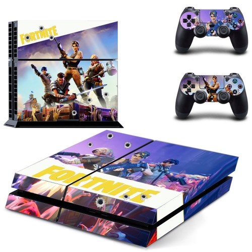 

Removable PS4 Skin Game Machine Accessories Stickers PVC Material No Air Bubbles Two Controllers Sticker