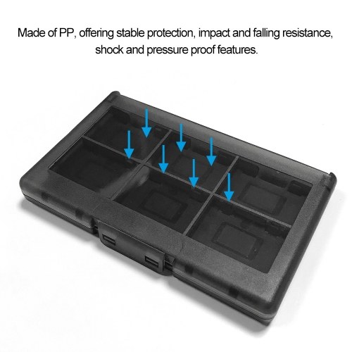 

24 In 1 Portable Game Cards Case ABS Shockproof Hard Shell Storage Box