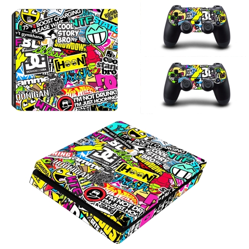 

PS4 Slim Game Machine Accessories Stickers PVC Material with Breathable No Air Bubbles