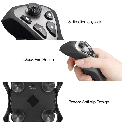 

PXN-2113 Wired Simulation Flight Game Rocker Flight Simulator Joystick Vibration Joystick Gaming Controller