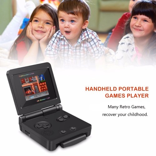 DG-170 Portable Handheld Game Console Clamshell Pocket Game Player 98 Different Classic Games w/ TV Out Function
