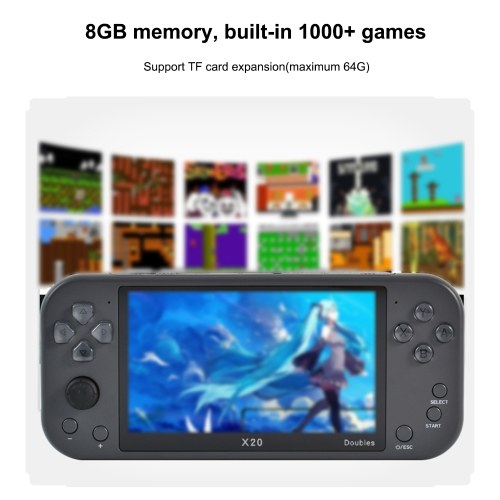 

X20 5.1inch Retro Handheld Game Consoles Arcade Game Player Video Game Console