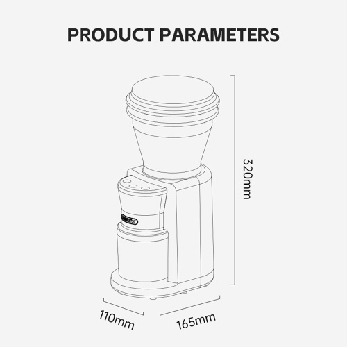 HiBREW G3 Electric Coffee Grinder, 34-Gear Scale, 210g Bean Container, 100g Powder Tank, 48mm Conical Burr, Anti-Static Function, Manual/Auto Mode,Black 