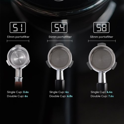 HiBREW G3A Coffee Grinder, 40mm Conical Burr, Air Blower, 31-gear Scale, Memory & Antistatic Function, Manual & Automatic, Visual Bean Storage,Black 