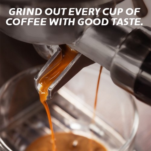 HiBREW G3A Coffee Grinder, 40mm Conical Burr, Air Blower, 31-gear Scale, Memory & Antistatic Function, Manual & Automatic, Visual Bean Storage,Black 