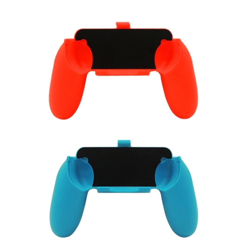 

2Pcs New for Nintendo Switch Joy-Con N-Switch Console Holder Grip Handle Kit Ergonomic Design Comfort Game Controller Blue and Red