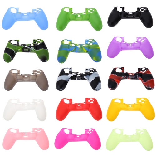 

Soft Silicone Skin Grip Protective Cover for PS4 Controller Rubber Case