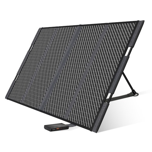 

Foursun 100W Portable Solar Panel, Foldable Shingle Solar Panel for Power Station