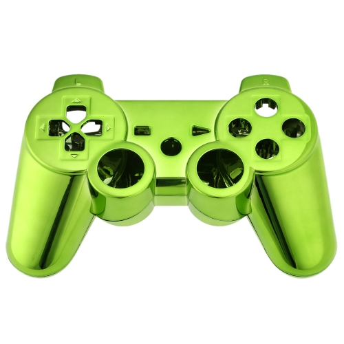 Full metal plateado caja controlador Shell Shell Gamepad funda a juego con botones verde para Xbox 360