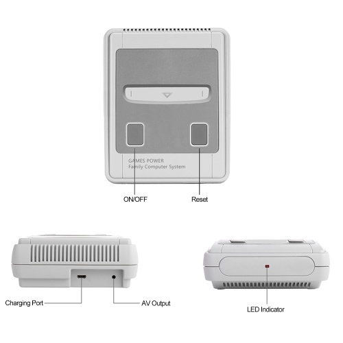 JY02 Classic Family Game Console Mini Handheld TV Video Game Console Dual Gamepad
JY02 Classic Family Game Console Mini Handheld TV Video Game Console Dual Gamepad
