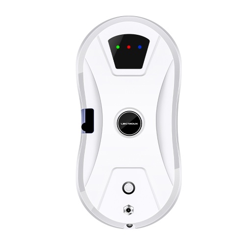 Liectroux YW610 Robot Window Vacuum Cleaner, Single Water Spray, 2800Pa Suction, 30ml Water Tank, Border Detection, Remote Control, 20min Power Failure Protection 