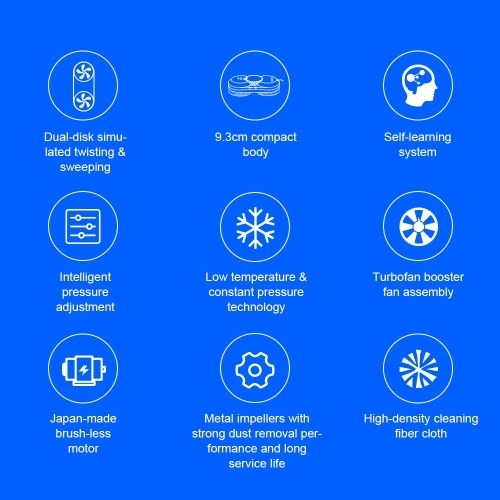 Liectroux YW610 Robot Window Vacuum Cleaner, Single Water Spray, 2800Pa Suction, 30ml Water Tank, Border Detection, Remote Control, 20min Power Failure Protection 