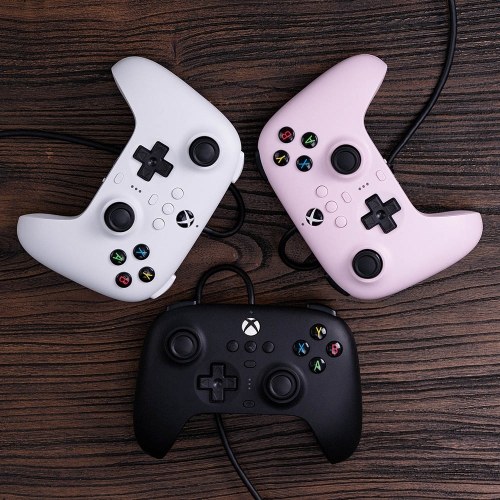

8Bitdo Orion Wired Controller Microsoft Authorized Xbox Series Handle For PC Games White
