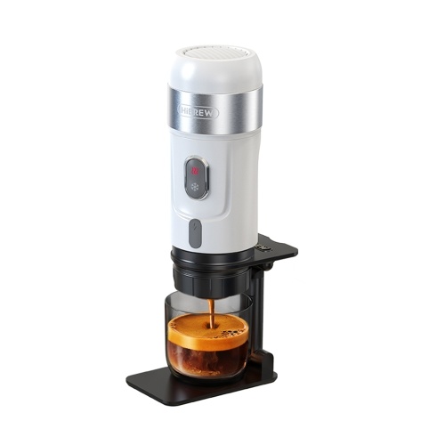 HiBREW H4A 80W Portable Car Coffee Machine,3-in-1 Expresso Coffee Maker - White 